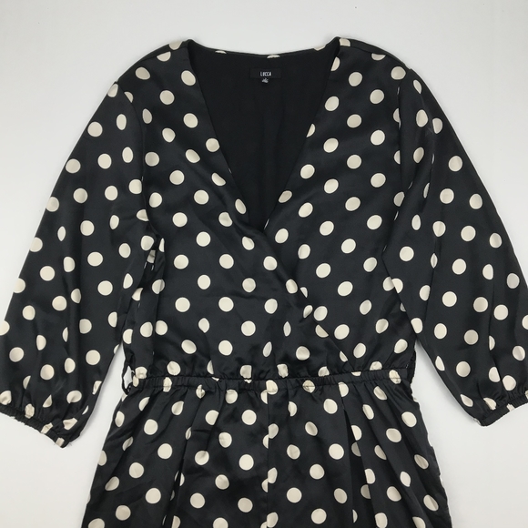 Lucca Couture Polka Dot Jumpsuit - Picture 3 of 10